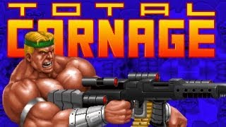 CGRundertow TOTAL CARNAGE for Arcade Video Game Review [upl. by Leitao201]