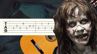 El Exorcista  Theme  Guitarra Tutorial  Tablatura [upl. by Rivalee763]