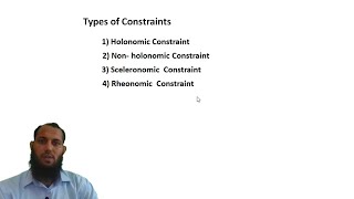 CM02Types of Constraints Holonomic Non Holonomic Scleronomic Rheonomic Classical Mechanics [upl. by Treble]