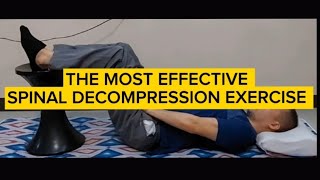 HOW TO DECOMPRESS THE SPINE AT HOME [upl. by Ahmed]