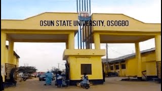 UNIOSUN Pre Degree Admission Form Osun State University [upl. by Ekard]