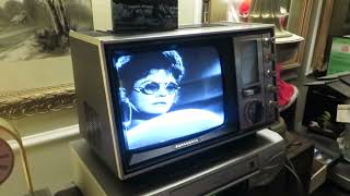 The 1969 Panasonic Silverlake TR339R Television Love on the Moon on Moonstone The Outer Limits [upl. by Ydissahc]