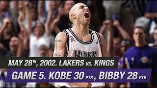 Sacramento Kings vs LA Lakers Game 5 Full Highlights  West Finals 2002 HD [upl. by Adnamahs]