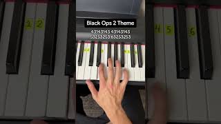 Black Ops 2 Theme Easy Piano Tutorial [upl. by Verada]