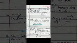 Class12 MAHATMA GANDHI AND THE NATIONALIST MOVEMENT Notes  History  handwritennotescbsehistory [upl. by Ianahs]