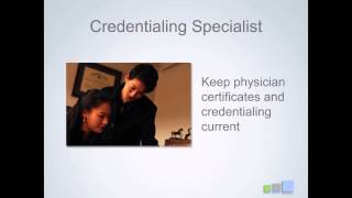 Credentialing Specialist Role amp Responsibilities [upl. by Atnima]