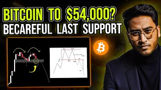 BITCOIN To 54000  Last Support  Bitcoin Updates  Crypto Market Updates Today [upl. by Annert]