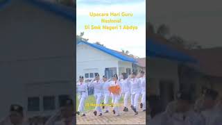 Upacara Hari Guru Nasional Di SMK NEGERI 1 ABDYA upacara smkbisa smk sekolah djaceh [upl. by Margret]