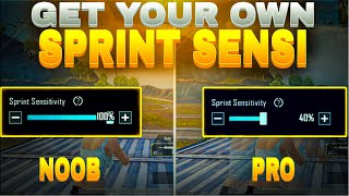 SPRINT SENSITIVITY GUIDE FOR 4X FAST MOVEMENT✅✅✅  best sprint sensitivity  PUBG mobilebgmi [upl. by Hedelman]