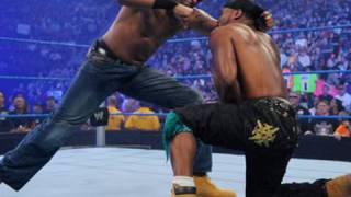 SmackDown Cryme Tymes Shad attacks his own partner JTG [upl. by Bluh617]