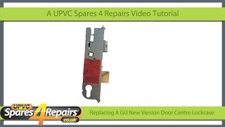 Replacing a GU New Version Upvc Door Lockcase [upl. by Noired]