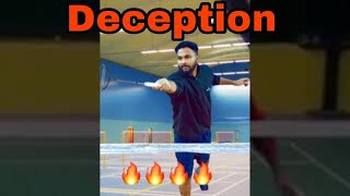 Badminton Deception Trick Shots Shorts badmintonshorts Badmintontrickstamil Badmintontamil [upl. by Ettevahs]