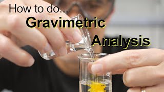 How to do Gravimetric Analysis in Chemistry with calculations and examples [upl. by Augustin]