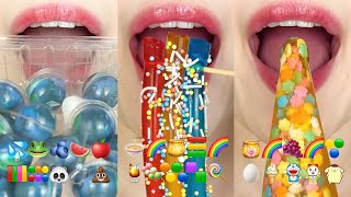 asmr 30 MINUTES EMOJI FOOD CHALLENGE FOR SATISFYING amp RELAXING 다양한 이모지 먹방 eating sounds [upl. by Olenta]