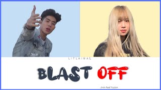 JMIN  Blast Off Feat Yuzion Lyrics Video [upl. by Armillda427]