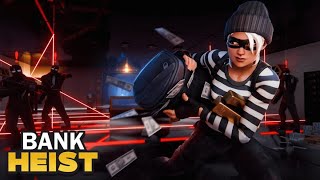 HOW TO COMPLETE BANK HEIST ESCAPE MAP CREATIVE 20 FORTNITE  STEAL THE JEWEL KEYCARD LOCATIONS [upl. by Eidnyl53]