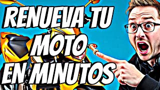 TU MOTO Mas BRILLANTE EN 10 MINUTOS O MENOS [upl. by Brodsky]