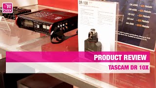 Tascam DR10X Digital Recorder  NAMM SHOW 2015 [upl. by Mahala263]