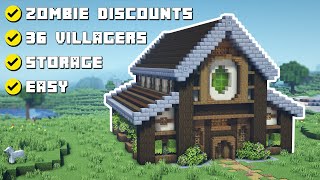 Minecraft  Ultimate Villager Trading Hall Tutorial How to Build [upl. by Joella883]