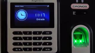 Tutorial ZK X628 Configurar Reloj Biométrico de Control Horario by Cronos [upl. by Phare]