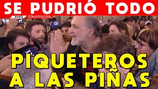 SE PUDRIÓ TODO PIQUETERO BELLIBONI TERMINA A LAS PIÑAS CON PERIODISTA VIOLENTO TOTAL [upl. by Gavrah538]