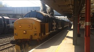 37403 Isle Of Mull Struggling At Lancaster 19th April 2018 [upl. by Burrow]