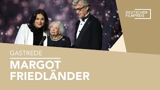 Margot Friedländer spricht beim Deutschen Filmpreis 2024 [upl. by Topping]