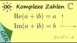 Komplexe Zahlen Realteil und Imaginärteil bestimmen [upl. by Cordle]