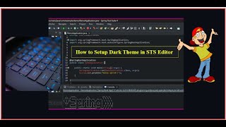 How to Setup Dark Theme in STS Editor [upl. by Leksehc]