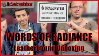 Words of Radiance Numbered Leatherbound Unboxing [upl. by Maryjo]