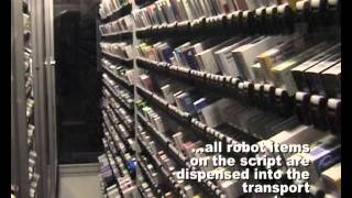 RoboPharmas medicine dispenser robot at Whiston Hospital [upl. by Leonteen]