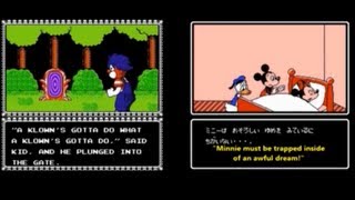 Kid Klown  Mickey Mouse III Comparative Playthrough NES Subbed [upl. by Morton]