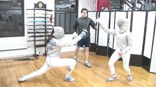 How to Parry 5 Quinte in Sabre Fencing [upl. by Mayhs]