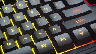 TopMate K21 Wireless Keyboard RGB Backlit Mechanical Feel Rechargeable LED Light [upl. by Nedyaj]