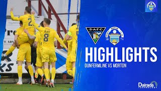 Dunfermline Athletic vs Greenock Morton  cinch Championship  Match Highlights [upl. by Maggee932]