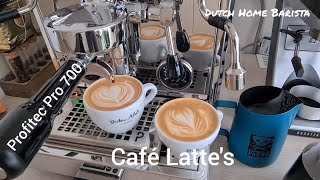 Profitec pro 700 Café Lattes [upl. by Akimahs]