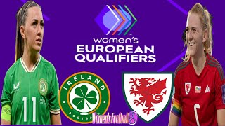 Wales vs Ireland  womens Euro Qualification  Playoff [upl. by Airalav]