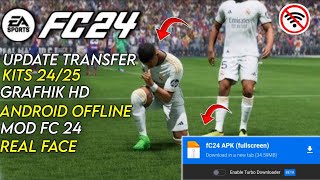 FIFA 16 MOD EA SPORTS FC 24 GRAPHICS HD ANDROID NEW UPDATE TRANSFER amp KITS 2425 [upl. by Icnarf268]