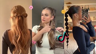 Easy and cute hairstyles for straight hair🎀🌞 [upl. by Alekin]