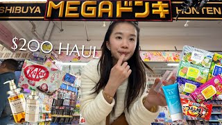 SHOPPING at MEGA DON QUIJOTE in SHIBUYA TOKYO JAPAN HAUL makeup amp skincare VLOG what to buy [upl. by Barabas]