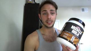 Muscle Milk Lactose Free Protein Powder Chocolate and Cookie Dough Review [upl. by Fredella]