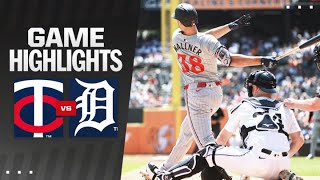 Twins vs Tigers Game Highlights 72824  MLB Highlights [upl. by Grinnell983]