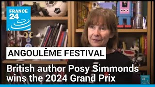 Angoulême Comics Festival British author Posy Simmonds wins the 2024 Grand Prix • FRANCE 24 [upl. by Aznecniv281]