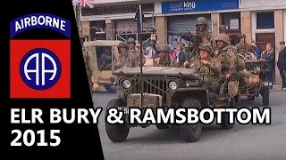 ELR Bury amp Ramsbottom 40s Weekend  WW2 Reenactment 2015  505th RCT [upl. by Cohlier666]