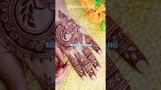 Stylish Back Hand side mehndi designhennadesignsforbeginnersstepbystepeasyheena hennatattoo [upl. by Ennaira]