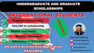 Scholarships Available in USA Universities  Admission in 23 weeks  Study in the USA for FREE [upl. by Haeckel]