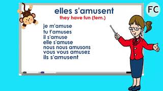 Le Verbe Samuser au Présent  To have fun Present Tense  French Conjugation [upl. by Assirolc897]