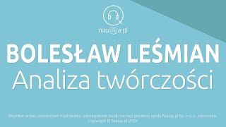 BOLESŁAW LEŚMIAN – omówienie twórczości– streszczenie i opracowanie lektury  nauqa [upl. by Adle]