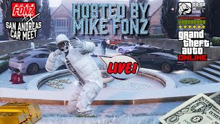 FonzXX Car Meet  GTA 5 Online 🔴LIVE PS5  Street Racing RP  SNOW DAZE [upl. by Nerhtak399]