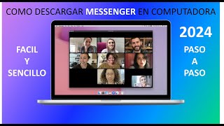 Como descargar MESSENGER en pc 2024 [upl. by Halbeib625]